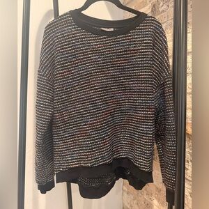 Variegated Metallic Sweater
